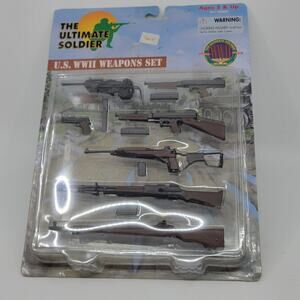Vintage @1991 Ultimate Soldier German WWII Weapons Set Accessory Pack #60000 New